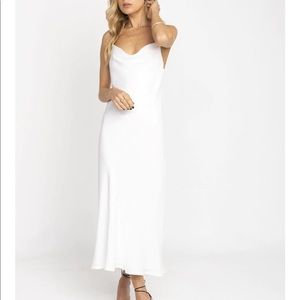 Resa Berry Silk Dress in Ivory NWT size M